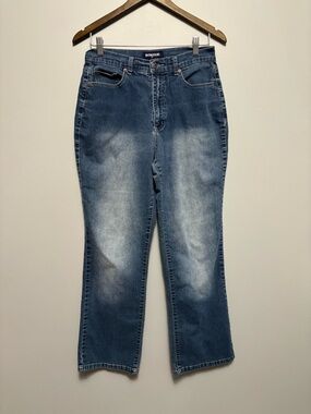 Bonjour Vintage Women's Mid-Rise Blue Denim Jeans Size 10